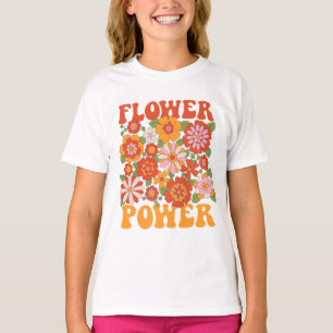 Groovy Blume Power Graphic T-Shirt