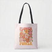 Groovy Blume Power Graphic Tasche (Vorderseite)