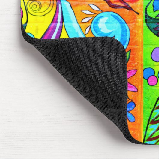 Groovy Blume Power Mousepad (Ecke)