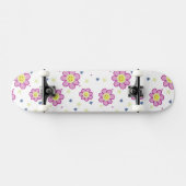 Groovy Blume Skateboard Design (Horizontal)