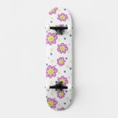 Groovy Blume Skateboard Design (Vorderseite)