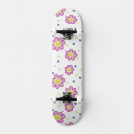 Groovy Blume Skateboard Design