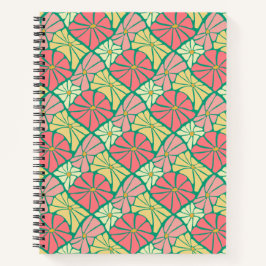 Groovy Blume SpiralNotebook Notizblock