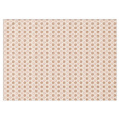 Groovy Blumen-Tischdecke 70er Jahre Salbei & Kupfe Tischdecke (Vorderseite (Horizontal))