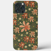 Groovy Blumengrün Case-Mate iPhone Fall Case-Mate iPhone Hülle (Rückseite)