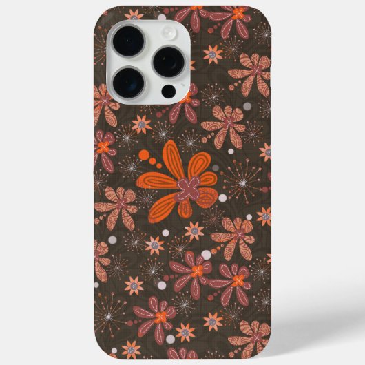 Groovy Blumenschokolade Case-Mate iPhone Case (Rückseite)