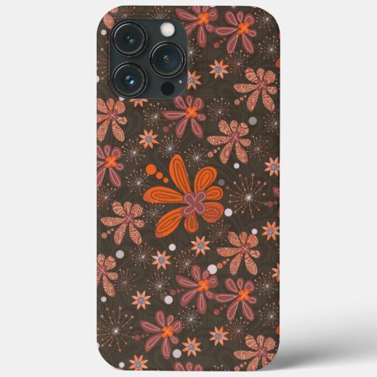 Groovy Blumenschokolade Case-Mate iPhone Case (Rückseite)