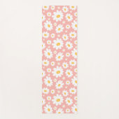 Groovy Blush Boho Daisy Bluorgarten Muster Yogamatte (Vorderseite)