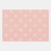 Groovy Boho 70er Blume Pattern Geschenkpapier Set (Vorderseite 3)