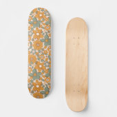 Groovy Boho 70er Retro Cool Seventies Hippie Skateboard (Vorderseite)