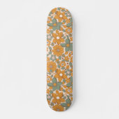 Groovy Boho 70er Retro Cool Seventies Hippie Skateboard (Vorne)
