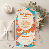 Groovy Boho Beachy Fun Vibes Wedding All In One Einladung
