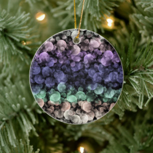 Groovy Boho-Blasen Eklektische Uingender-Stolzflag Keramik Ornament