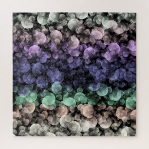 Groovy Boho-Blasen Eklektische Uingender-Stolzflag Puzzle