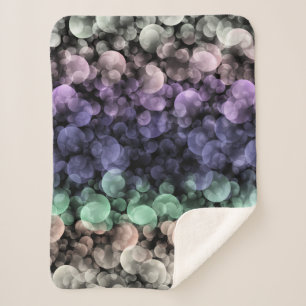 Groovy Boho-Blasen Eklektische Uingender-Stolzflag Sherpadecke