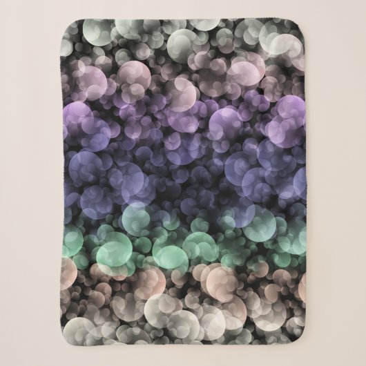 Groovy Boho-Blasen Eklektische Uingender-Stolzflag Sherpadecke (Vorderseite)