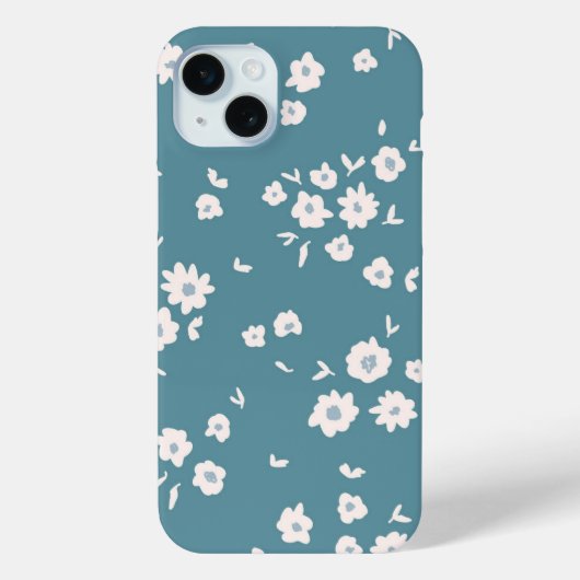 Groovy Boho Blumen Blumenmuster Case-Mate iPhone Hülle (Rückseite)