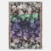 Groovy Boho Bubbles Eclectic Uingender Prilag Decke (Vorderseite Vertikal)