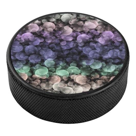 Groovy Boho Bubbles Eclectic Uingender Prilag Eishockey Puck (3/4)