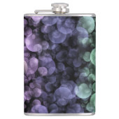 Groovy Boho Bubbles Eclectic Uingender Prilag Flachmann (Vorderseite)