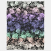 Groovy Boho Bubbles Eclectic Uingender Prilag Fleecedecke (Vorderseite)