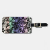 Groovy Boho Bubbles Eclectic Uingender Prilag Gepäckanhänger (Vorderseite horizontal)