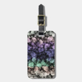 Groovy Boho Bubbles Eclectic Uingender Prilag Gepäckanhänger (Vorderseite vertikal)