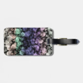 Groovy Boho Bubbles Eclectic Uingender Prilag Gepäckanhänger (Rückseite horizontal)