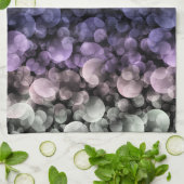 Groovy Boho Bubbles Eclectic Uingender Prilag Geschirrtuch (Gefaltet)