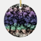 Groovy Boho Bubbles Eclectic Uingender Prilag Keramik Ornament (Vorne)