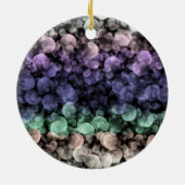 Groovy Boho Bubbles Eclectic Uingender Prilag Keramik Ornament (Hinten)