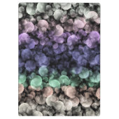 Groovy Boho Bubbles Eclectic Uingender Prilag Klemmbrett (Rückseite)