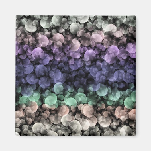 Groovy Boho Bubbles Eclectic Uingender Prilag Magnet (Vorne)