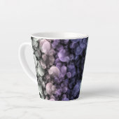 Groovy Boho Bubbles Eclectic Uingender Prilag Milchtasse (Linke Ecke)