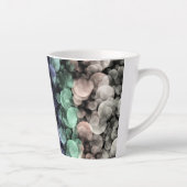 Groovy Boho Bubbles Eclectic Uingender Prilag Milchtasse (Rechts)