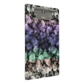 Groovy Boho Bubbles Eclectic Uingender Prilag Mini Klemmbrett (Schrägansicht)