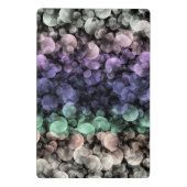 Groovy Boho Bubbles Eclectic Uingender Prilag Mini Klemmbrett (Rückseite)