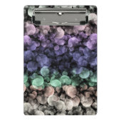 Groovy Boho Bubbles Eclectic Uingender Prilag Mini Klemmbrett (Vorderseite)