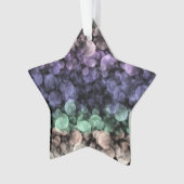 Groovy Boho Bubbles Eclectic Uingender Prilag Ornament (Vorderseite)