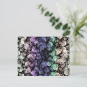 Groovy Boho Bubbles Eclectic Uingender Prilag Postkarte (Stehend Vorderseite)