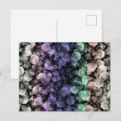 Groovy Boho Bubbles Eclectic Uingender Prilag Postkarte (Vorne/Hinten)