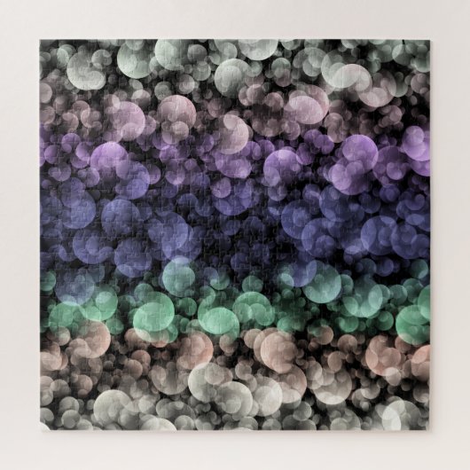 Groovy Boho Bubbles Eclectic Uingender Prilag Puzzle (Vertikal)