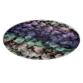 Groovy Boho Bubbles Eclectic Uingender Prilag Schneidebrett (Ecke)