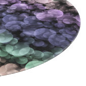 Groovy Boho Bubbles Eclectic Uingender Prilag Schneidebrett (Ecke)