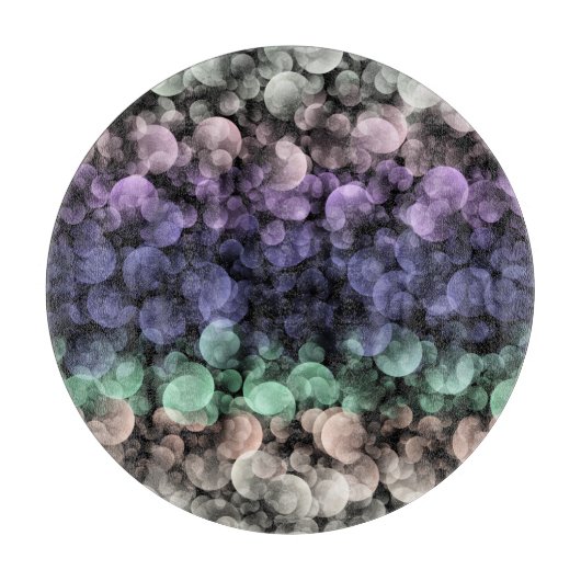 Groovy Boho Bubbles Eclectic Uingender Prilag Schneidebrett (Vorderseite)