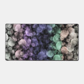 Groovy Boho Bubbles Eclectic Uingender Prilag Schreibtischunterlage (Vorderseite)