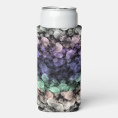 Groovy Boho Bubbles Eclectic Uingender Prilag Selters Dosenkühler (Seltzer Vorderseite)