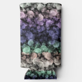 Groovy Boho Bubbles Eclectic Uingender Prilag Selters Dosenkühler (Rückseite)