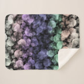 Groovy Boho Bubbles Eclectic Uingender Prilag Sherpadecke (Vorderseite (Horizontal))