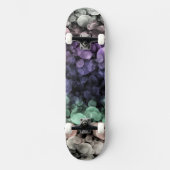 Groovy Boho Bubbles Eclectic Uingender Prilag Skateboard (Vorderseite)
